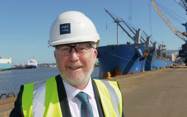 Andy McDonald Shadow Transport Secretary of State for Transport visits Port of Tyne